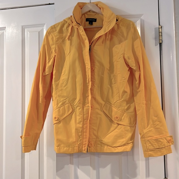 Lands' End Jackets & Coats Lands End Yellow Rain Coat Poshmark